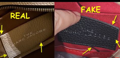 fake vs real marc jacobs tote bag|authentic marc jacobs purse.